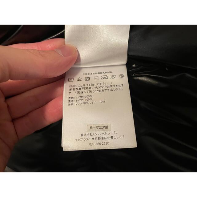 MONCLER ダウンジャケット ブラック 1の通販 by ssss's shop｜モンクレールならラクマ - 正規 美品 モンクレール MONTCLA 大得価格安