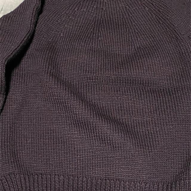 COMOLI(コモリ)のcomoli ローゲージニット　ネイビー メンズのトップス(ニット/セーター)の商品写真