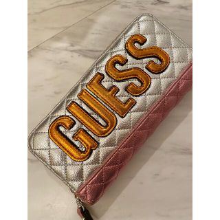 ゲス(GUESS)のmiyu様専用💕GUESS   レア　メタリック　長財布　(財布)