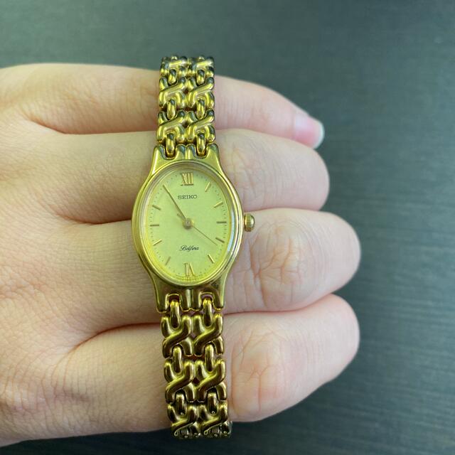 SEIKO(セイコー)のSEIKO セイコー　レディース腕時計 ゴールド文字盤 クォーツ レディースのファッション小物(腕時計)の商品写真