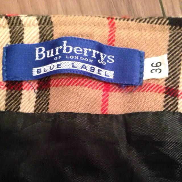 BURBERRY(バーバリー)のburberry台形スカート レディースのスカート(ミニスカート)の商品写真