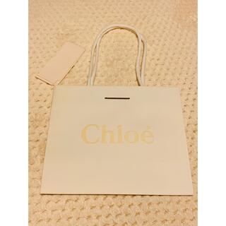 クロエ(Chloe)のChloeショッパー 1枚紙袋 リボン付 新品未使用(ショップ袋)
