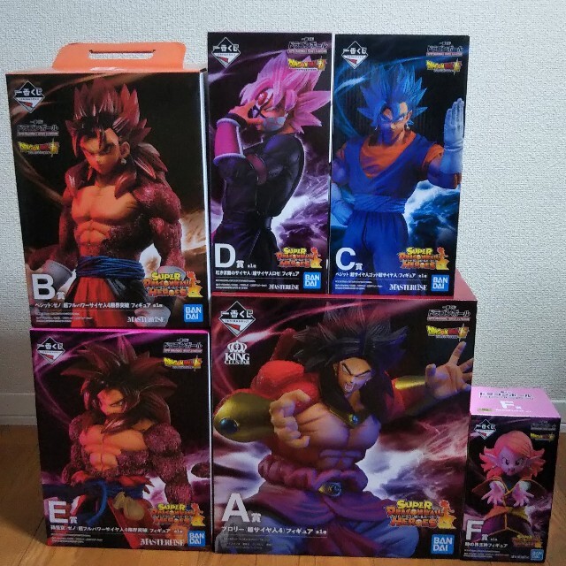 フィギュアドラゴンボール一番クジ  フィギュア６体セット