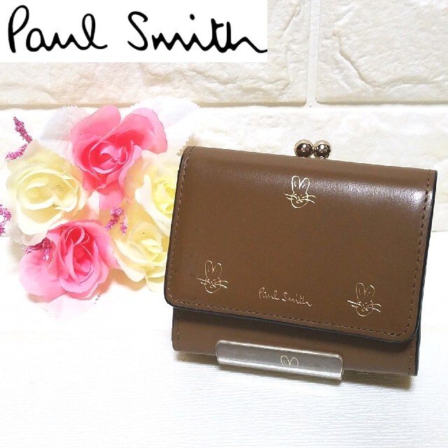 美品✨Paul Smith スミシードゥードゥル　ラビット 長財布 牛革　兎