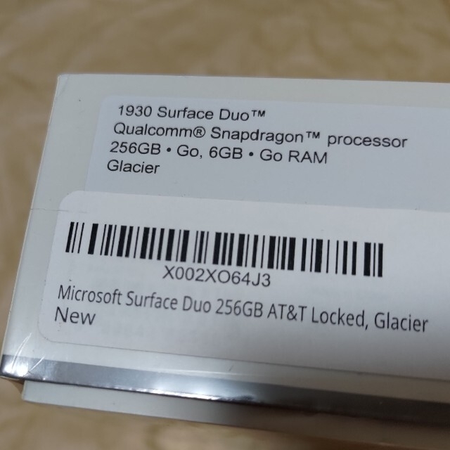 新品未開封 Microsoft Surface Duo 256GB SIMフリー