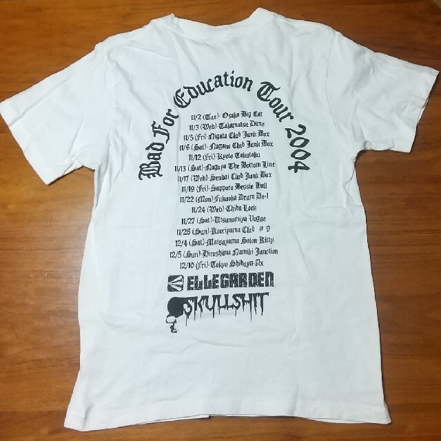 激レア★ELLEGARDEN　Tシャツ(白)　Sサイズ　2004年ツアー