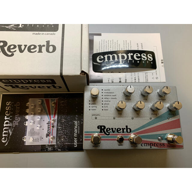 【極美品】Empress effects / Reverb エンプレス リバーブ