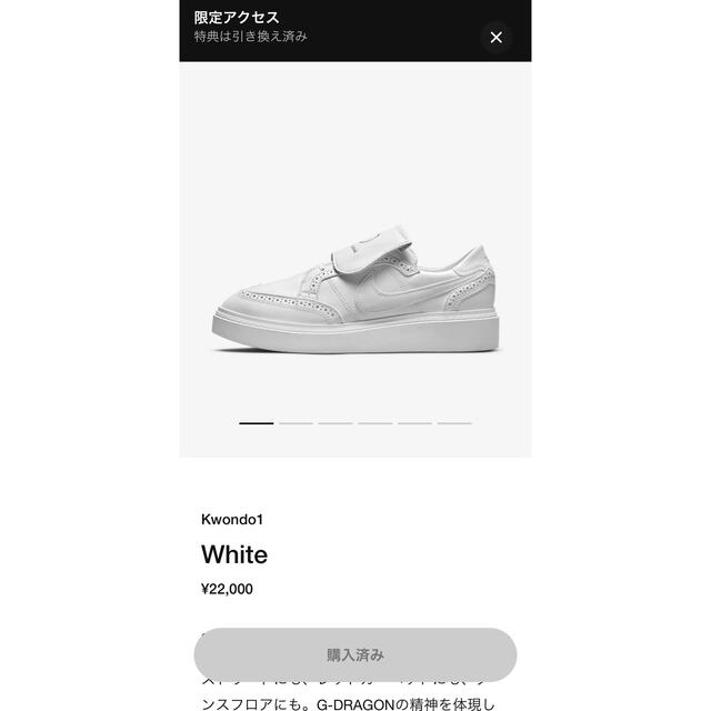 NIKE(ナイキ)のPEACEMINUSONE x Nike Kwondo1 メンズの靴/シューズ(スニーカー)の商品写真