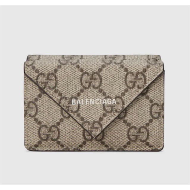 絶品】 BALENCIAGA GUCCI - Gucci コラボ ミニウォレット Papier 財布