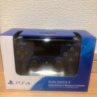 プレイステーション4(PlayStation4)の【純正品】PS4コントローラー ミッドナイトブルー(その他)