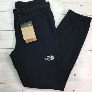 ザノースフェイス(THE NORTH FACE)の新品【メンズS】★ノースフェイス★ロゴ入りスウェットパンツ/黒/ジョガーパンツ(その他)