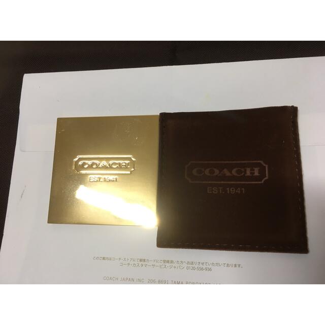 COACH(コーチ)の【新品未使用】コーチ　ノベルティミラー エンタメ/ホビーのコレクション(ノベルティグッズ)の商品写真