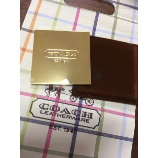 コーチ(COACH)の【新品未使用】コーチ　ノベルティミラー(ノベルティグッズ)