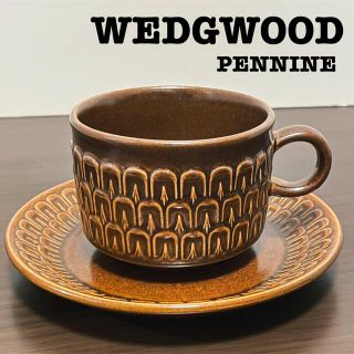 ウェッジウッド(WEDGWOOD)の【美品】WEDGWOOD/カップ&ソーサー/Pennine/売り切れ必至/人気(グラス/カップ)