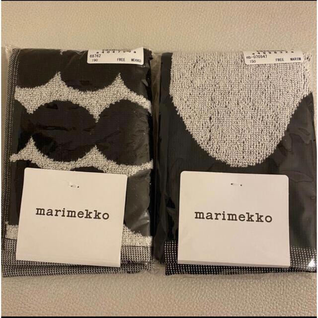 marimekko(マリメッコ)のマリメッコ marimekko ミニタオル　ラシィマット　ロッキ LOKKI レディースのファッション小物(ハンカチ)の商品写真