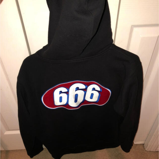 supreme 666 zip up hoodie