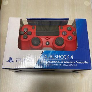 プレイステーション4(PlayStation4)の新品　デュアルショック4  マグマレッド(家庭用ゲーム機本体)