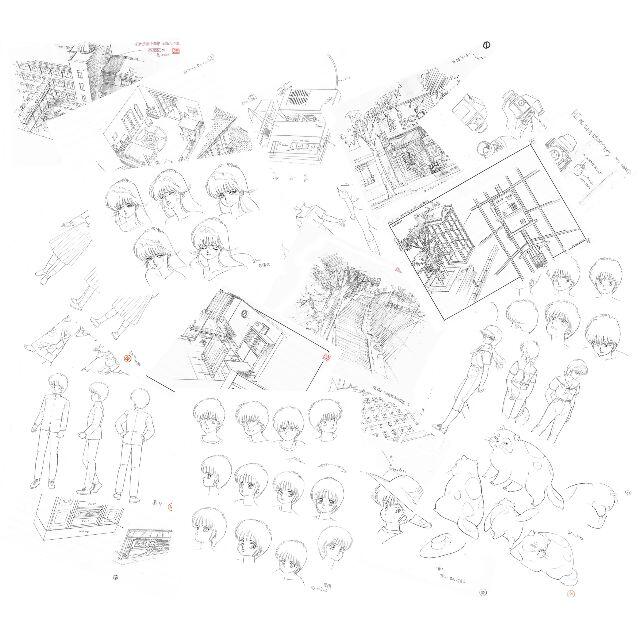 きまぐれオレンジ☆ロード 設定資料 制作資料 【21枚】 エンタメ/ホビーのおもちゃ/ぬいぐるみ(キャラクターグッズ)の商品写真