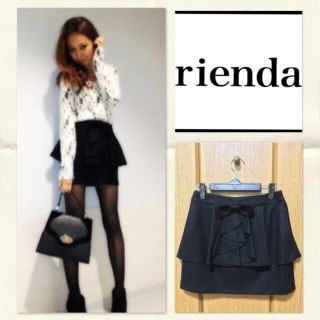 リエンダ(rienda)のreenya様専用【リエンダ】未使用 冬用ペプラムスカート(ミニスカート)