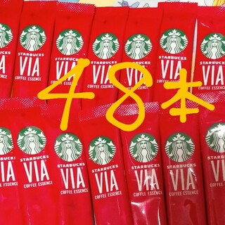 スターバックスコーヒー(Starbucks Coffee)の★48本★　スターバックス　クリスマスブレンド　VIA　ヴィア　スタバ　コーヒー(コーヒー)
