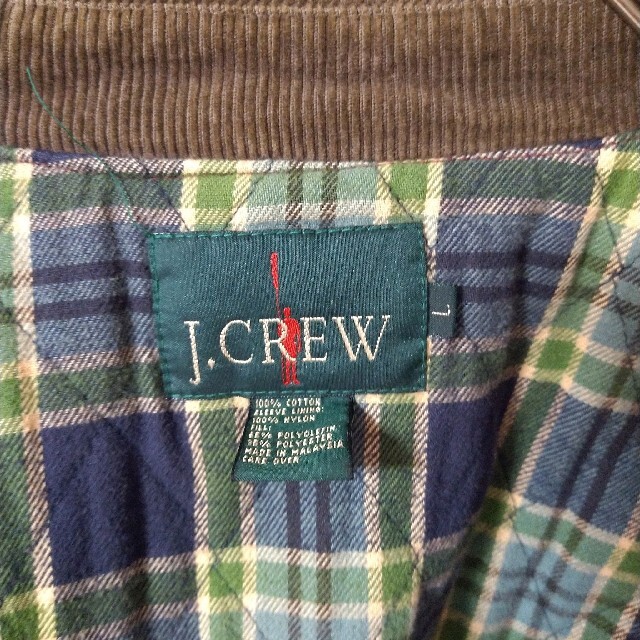 旧タグ J.CREW 90年代 ハンティングジャケット コーデュロイ サイズL