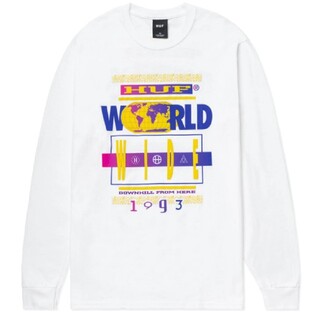 ハフ(HUF)の【M】HUF ハフ/長袖Tシャツ/93 TOUR LS TEE/ホワイト(Tシャツ/カットソー(七分/長袖))