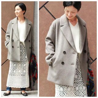 JOURNAL STANDARD - 美品 ジャーナルスタンダード LANA ウール Pコート JOURNAL STANDARD - 美品 ジャーナルスタンダード LANA ウール Pコート