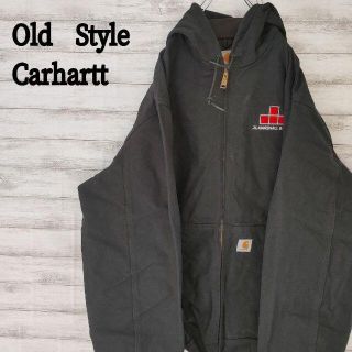 カーハート(carhartt)のカーハート　Carhartt　アクティブジャケット　刺繍ロゴ　XL　黒　ブラック(ブルゾン)