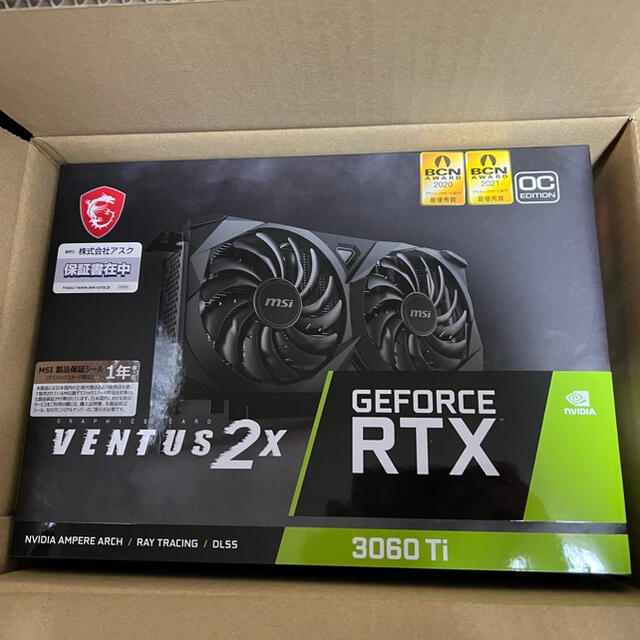 【新品】GeForce RTX 3060 Ti VENTUS 2X 8G