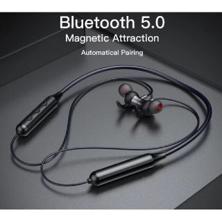 bluetooth5.0搭載 ネックバンド型ワイヤレスイヤホン(ヘッドフォン/イヤフォン)