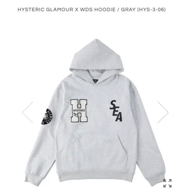 wind and sea hysteric glamour hoodieパーカー