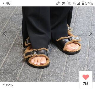 日本の人気ファッション 【FUR DELUXE/ファーデラックス】ファーサンダル サンダル