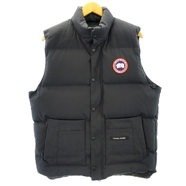 CANADA GOOSE(カナダグース)のカナダグース CANADA GOOSE ダウンベスト ネイビー 紺 L メンズのジャケット/アウター(ダウンベスト)の商品写真