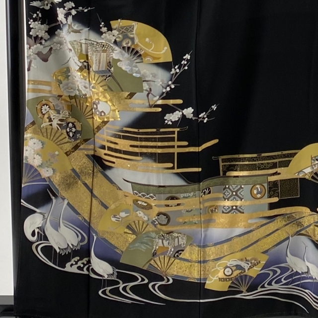 黒留袖 正絹 の通販 by バイセルオンライン ラクマ店|ラクマ 美品 秀品 160.5cm 65cm 大人気定番