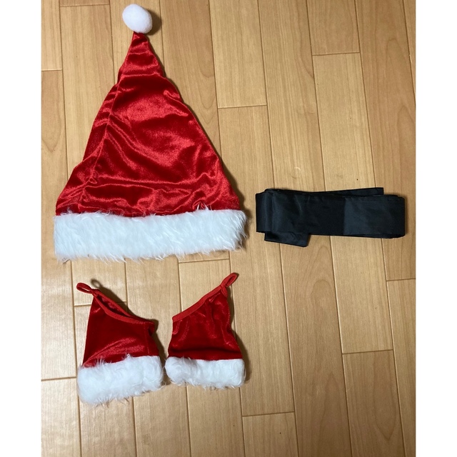 【値下げ】クリスマス☆　サンタ コスプレ サンタ 　3点セット エンタメ/ホビーのコスプレ(衣装一式)の商品写真