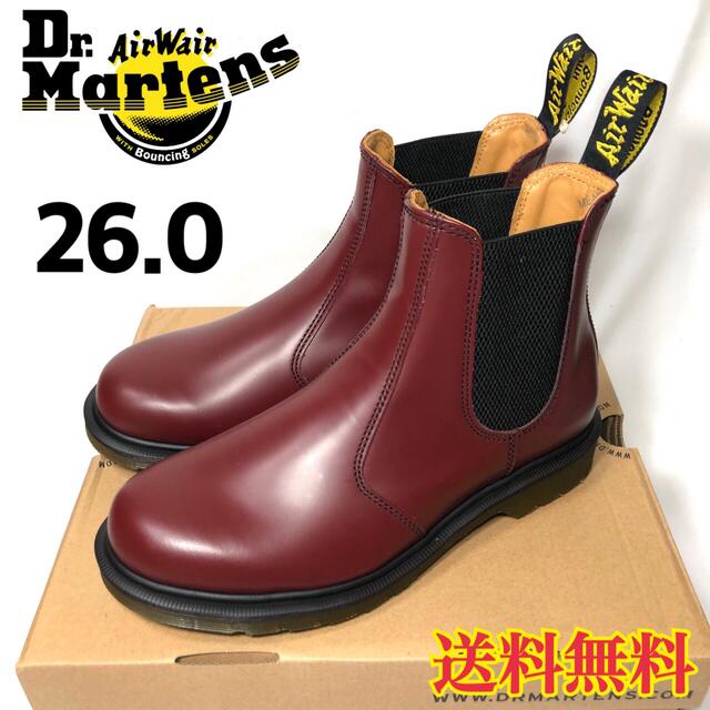 Dr.Martens 2976 サイドゴアブーツ チェリーレッド UK6