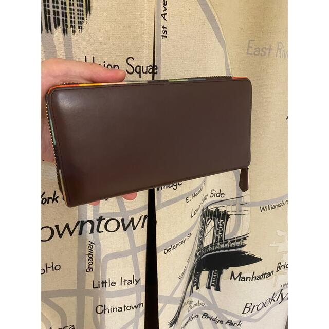 Paul by S E L E C T_S H O P_ Smith - ポールスミス アーティストストライプ マルチストライプ 長財布 ワインの通販 定番高品質