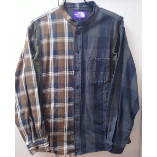 THE NORTH FACE(ザノースフェイス)のノースフェイス パープルレーベル Plaid Patchwork Shirt メンズのトップス(シャツ)の商品写真