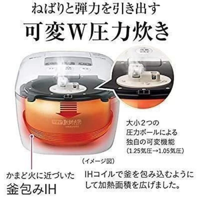 3個セット・送料無料 タイガー 圧力IH炊飯ジャー(1升炊き) ディープ