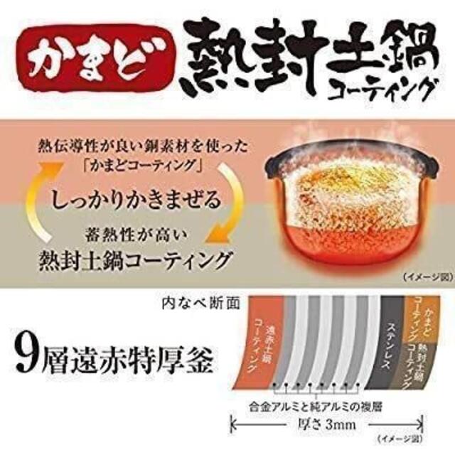 タイガー(TIGER) 炊飯器 圧力IH 5.5合 ホワイト JPC-G100 【正規取扱店