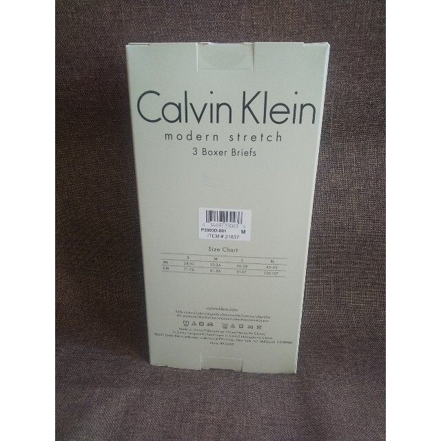 Calvin Klein(カルバンクライン)のM3 ブラック Calvin Klein カルバンクライン  ボクサーパンツ メンズのアンダーウェア(ボクサーパンツ)の商品写真