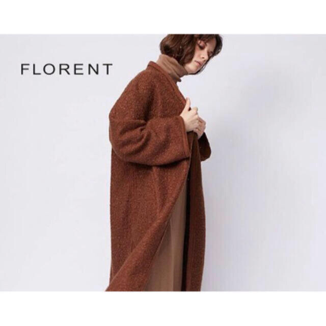 ロングコートFLORENT   プードルノーカラーコート