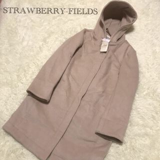 ストロベリーフィールズ(STRAWBERRY-FIELDS)の【定価4万未使用】STRAWBERRY-FIELDS ストロベリーフィールズ(ロングコート)