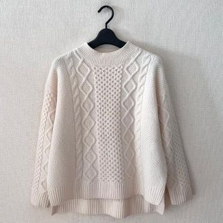 ユナイテッドアローズグリーンレーベルリラクシング(UNITED ARROWS green label relaxing)のグリーンレーベル♡ケーブルニット(ニット/セーター)