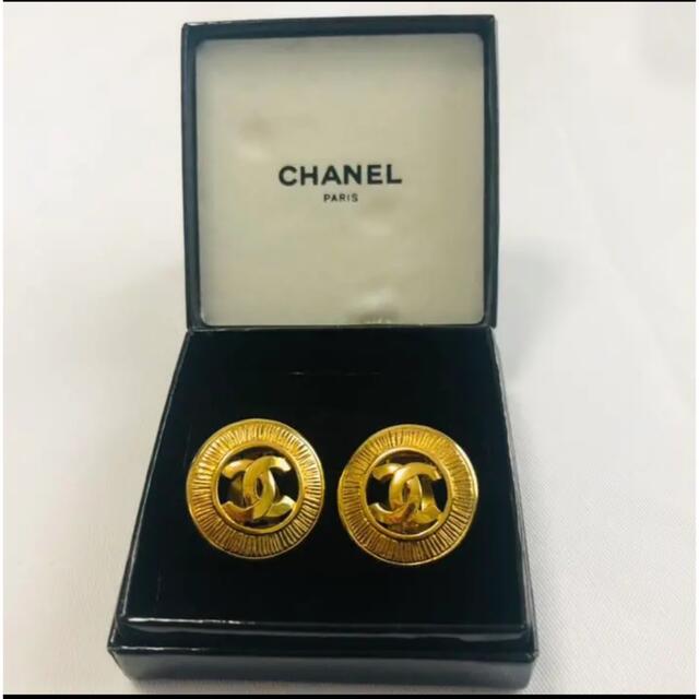 CHANEL ヴィンテージシャネル イヤリング GPヴィンテージ 大ぶり 先着 ...