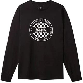 ヴァンズ(VANS)の【S】VANS バンズ/OG CHECKER CO.LS/長袖Tシャツ/ブラック(Tシャツ/カットソー(七分/長袖))