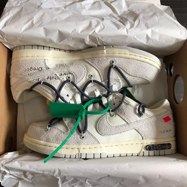 メンズNIKE×OFF WHITE  DUNK LOW lot20