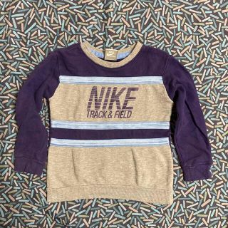 ナイキ(NIKE)の▷used▷NIKE スウェット 紫×グレー　110(Tシャツ/カットソー)