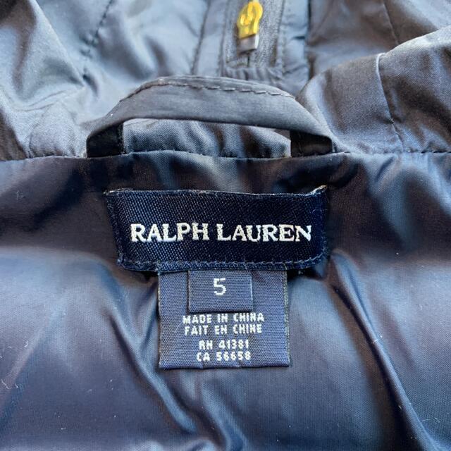 Ralph Lauren(ラルフローレン)のラルフローレン　ダウンコート　女の子　110cm〜120cm キッズ/ベビー/マタニティのキッズ服女の子用(90cm~)(ジャケット/上着)の商品写真