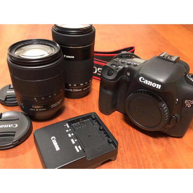 EOS 7D, EFS 18-135 IS USM, 55-250 IS STM